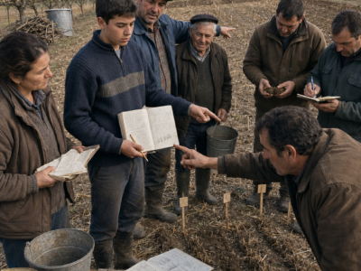 TENÍA 11 AÑOS CUANDO ESPARCIÓ UN CUBO DE CENIZA EN LA PEOR ESQUINA DE LA FINCA… CUATRO COSECHAS DESPUÉS, LOS MISMOS AGRICULTORES QUE SE REÍAN FUERON A PEDIRLE QUE LES ENSEÑARA SUS CUADERNOS