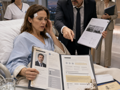 PERDIÓ LA ENTREVISTA MÁS IMPORTANTE DE SU VIDA POR SACAR A UNA MUJER DE UN COCHE ACCIDENTADO… HORAS DESPUÉS, LA DIRECTORA GENERAL DESPERTÓ Y DESCUBRIÓ QUE EL CANDIDATO QUE RR. HH. HABÍA DESCARTADO ERA EL HOMBRE QUE LE HABÍA SALVADO LA VIDA