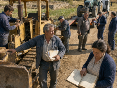 TODOS SE RIERON CUANDO PAGÓ 180.000 PESETAS POR UN BULDÓCER OXIDADO QUE LLEVABA DOCE AÑOS SIN ARRANCAR… SEIS AÑOS DESPUÉS, CUANDO LOS BANCOS EMPEZARON A EMBARGAR FINCAS, AQUEL «HIERRO MUERTO» ERA LA ÚNICA MÁQUINA DEL PUEBLO QUE NADIE PODÍA QUITARLE