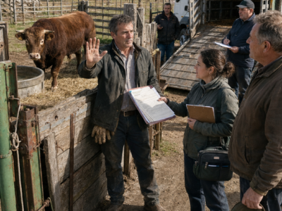PAGÓ 4.900 EUROS POR UN SEMENTAL LIMUSÍN Y EL CAMIÓN LE DEJÓ UN TORO CRUZADO QUE NO FIGURABA EN NINGÚN CATÁLOGO… CUANDO FUERON A RECOGERLO CINCO DÍAS DESPUÉS, EL GANADERO DIJO: «EL LIMUSÍN QUÉDESELO USTED; QUIERO SABER QUÉ HACE ESTE»