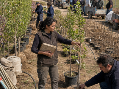 EL VIVERO QUEBRÓ Y DEJÓ 2.700 FRUTALES PARA ARRANCAR… ELLA PAGÓ 1.900 € POR TODO Y EL PUEBLO SE RIÓ; SEIS MESES DESPUÉS, LOS MISMOS QUE LA LLAMARON LOCA HACÍAN COLA PARA COMPRAR LOS ÁRBOLES QUE HABÍA CONSEGUIDO SALVAR