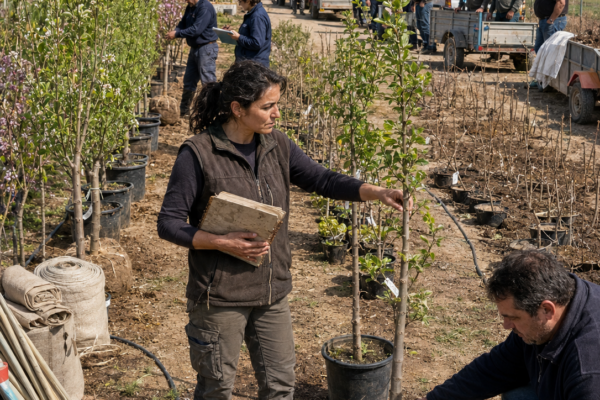 EL VIVERO QUEBRÓ Y DEJÓ 2.700 FRUTALES PARA ARRANCAR… ELLA PAGÓ 1.900 € POR TODO Y EL PUEBLO SE RIÓ; SEIS MESES DESPUÉS, LOS MISMOS QUE LA LLAMARON LOCA HACÍAN COLA PARA COMPRAR LOS ÁRBOLES QUE HABÍA CONSEGUIDO SALVAR