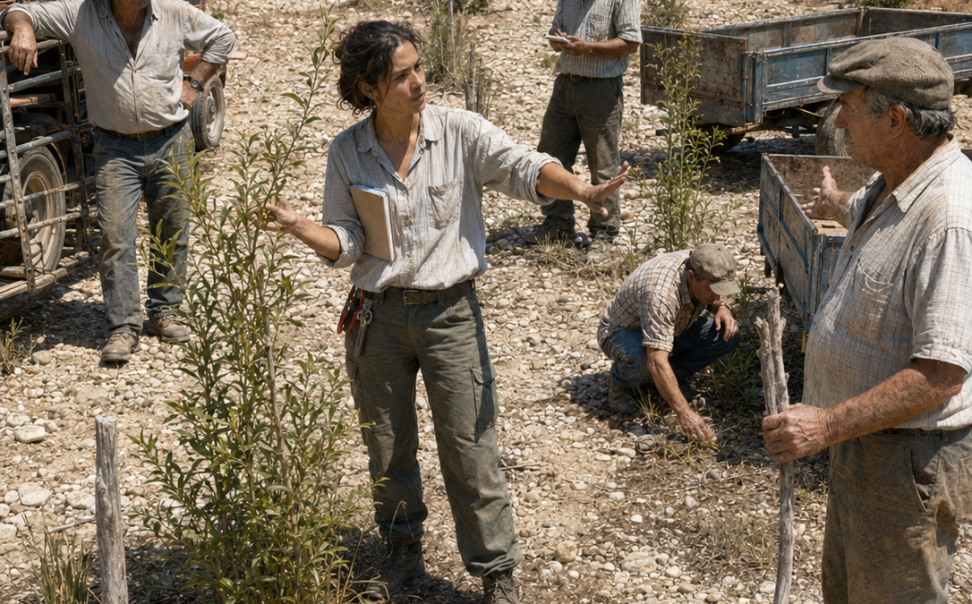 TODOS SE RIERON CUANDO UNA MUCHACHA DE 19 AÑOS CLAVÓ 180 VARAS DE SAUCE EN UN ARROYO QUE LLEVABA AÑOS SECÁNDOSE… TRES VERANOS DESPUÉS, LOS MISMOS AGRICULTORES LLEGARON CON REMOLQUES PARA PEDIRLE ESQUEJES