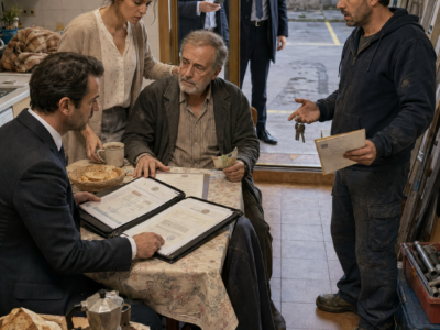 FINGÍ ESTAR EN LA QUIEBRA Y MIS HIJOS MILLONARIOS ME CERRARON LA PUERTA EN LA CARA… SOLO MI YERNO FONTANERO VENDIÓ SU FURGONETA PARA ACOGERME; A LA MAÑANA SIGUIENTE LLEGÓ MI ABOGADO CON LOS DOCUMENTOS DE 3,2 MILLONES Y MIS HIJOS ENTENDIERON DEMASIADO TARDE LO QUE HABÍAN HECHO