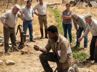 El adolescente negro compró una granja en ruinas que nadie quería; luego, su primera cosecha dejó al pueblo atónito.
